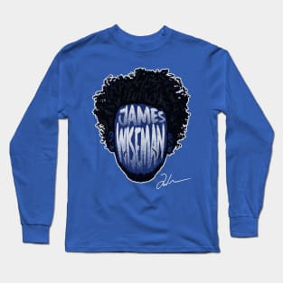 James Wiseman Golden State Player Silhouette Long Sleeve T-Shirt